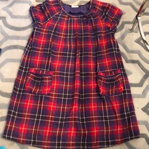 Mini Boden Plaid Flannel Dress